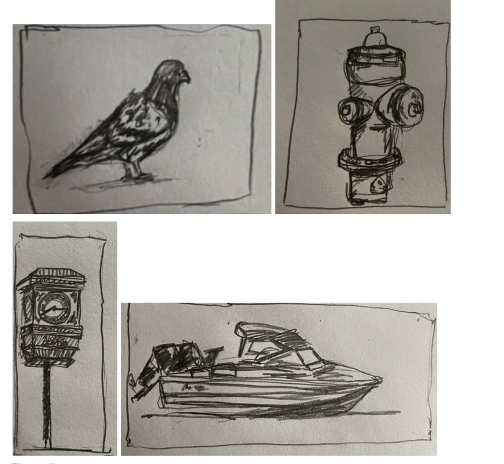 Sketches of urban objects